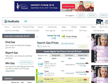 Tablet Screenshot of kcgasprices.com